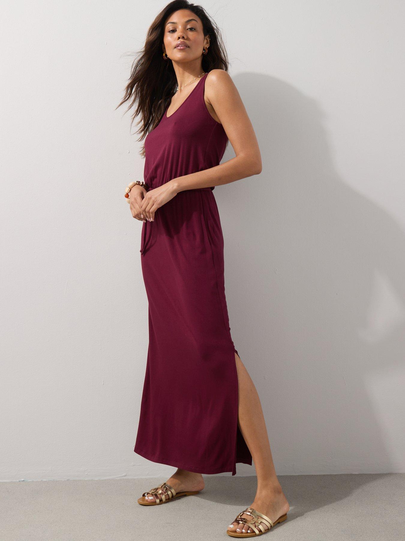 Image 5 of 7 of The Very Collection Channel Waist Maxi Dress