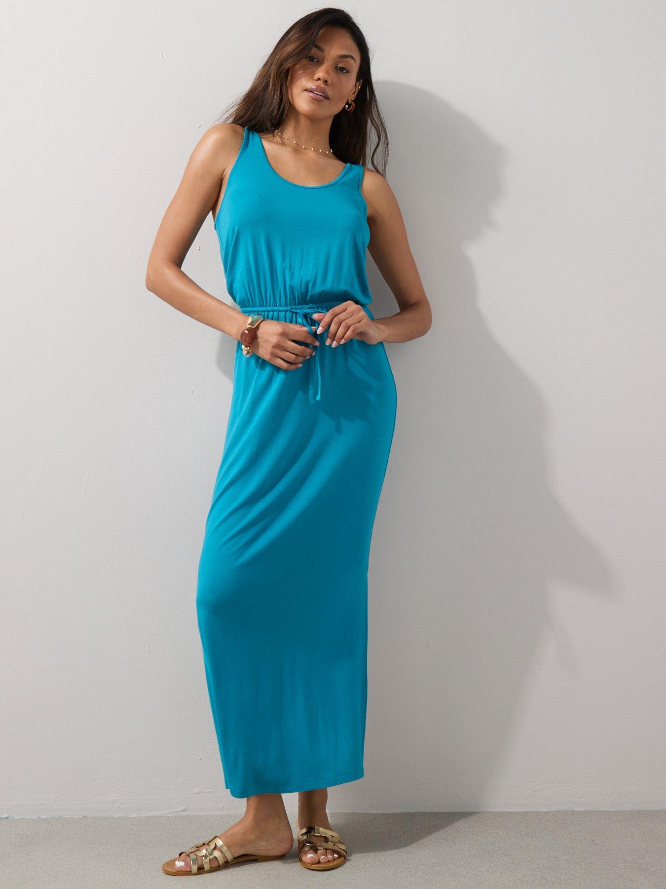 The Very Collection Channel Waist Maxi Dress - Print