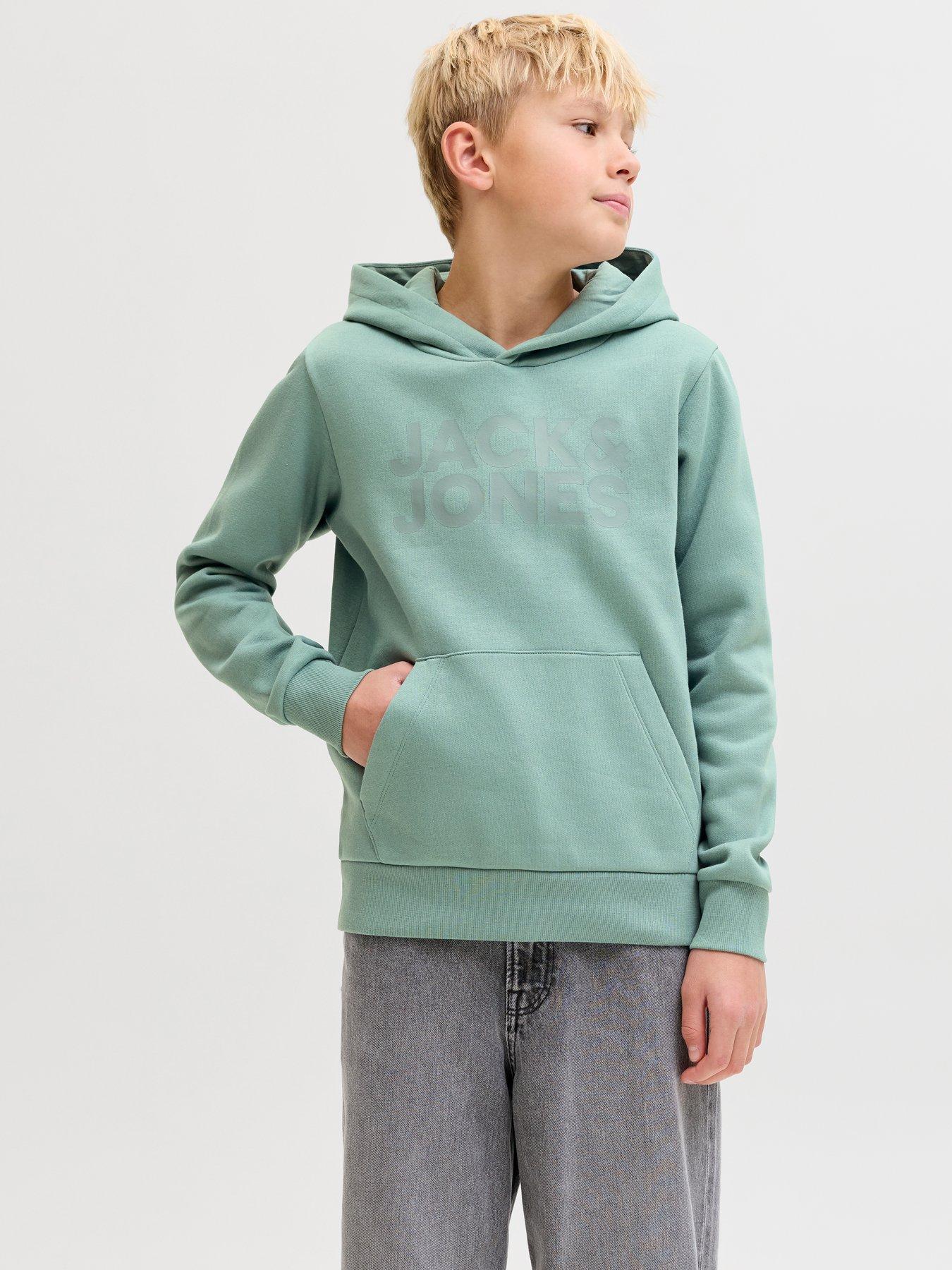 jack-jones-junior-boys-corp-logo-hoody-light-green