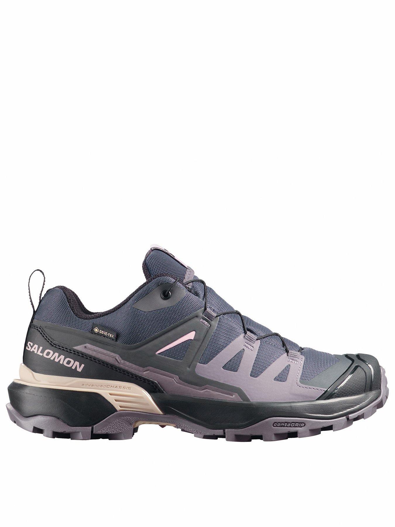 Salomon Womens X Ultra 360 Goretex Hiking Shoes - Grey