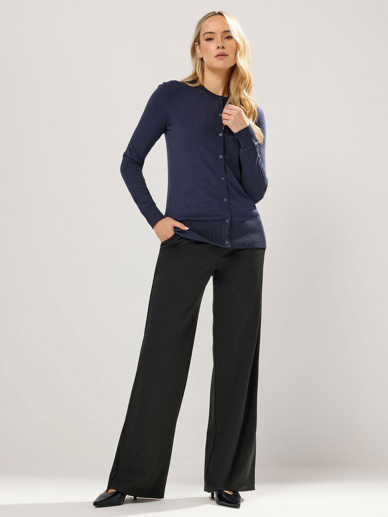  image of long-tall-sally-wide-leg-trouser-34-black