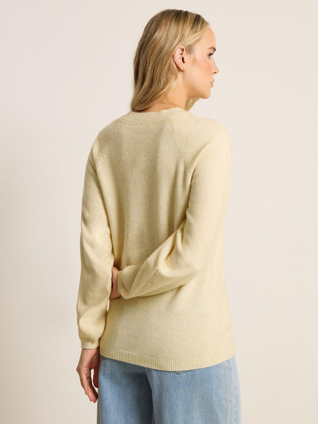stillFront image of long-tall-sally-balloon-sleeve-jumper-yellow