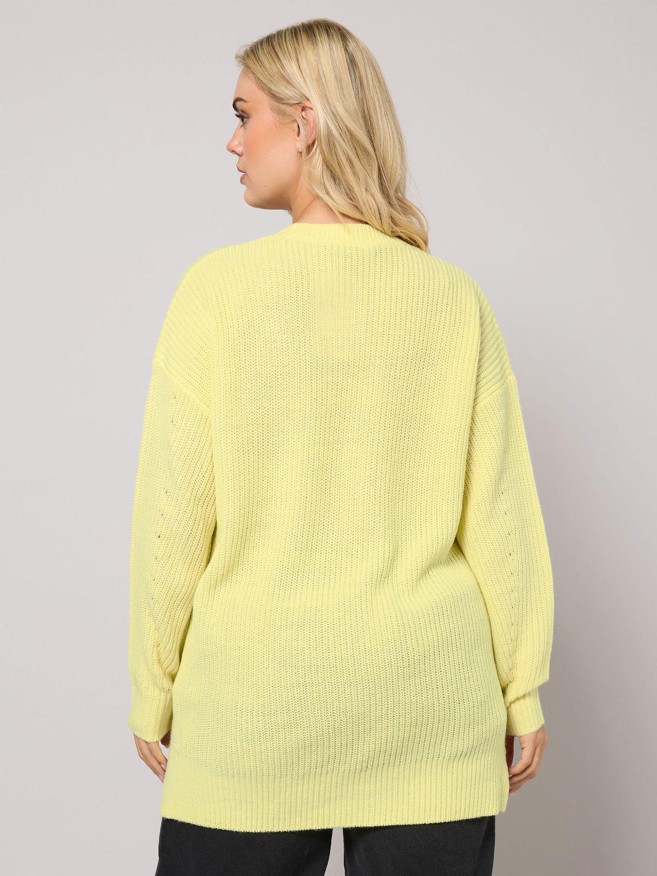 Image 2 of 4 of Yours Curve Drop Shoulder - Yellow