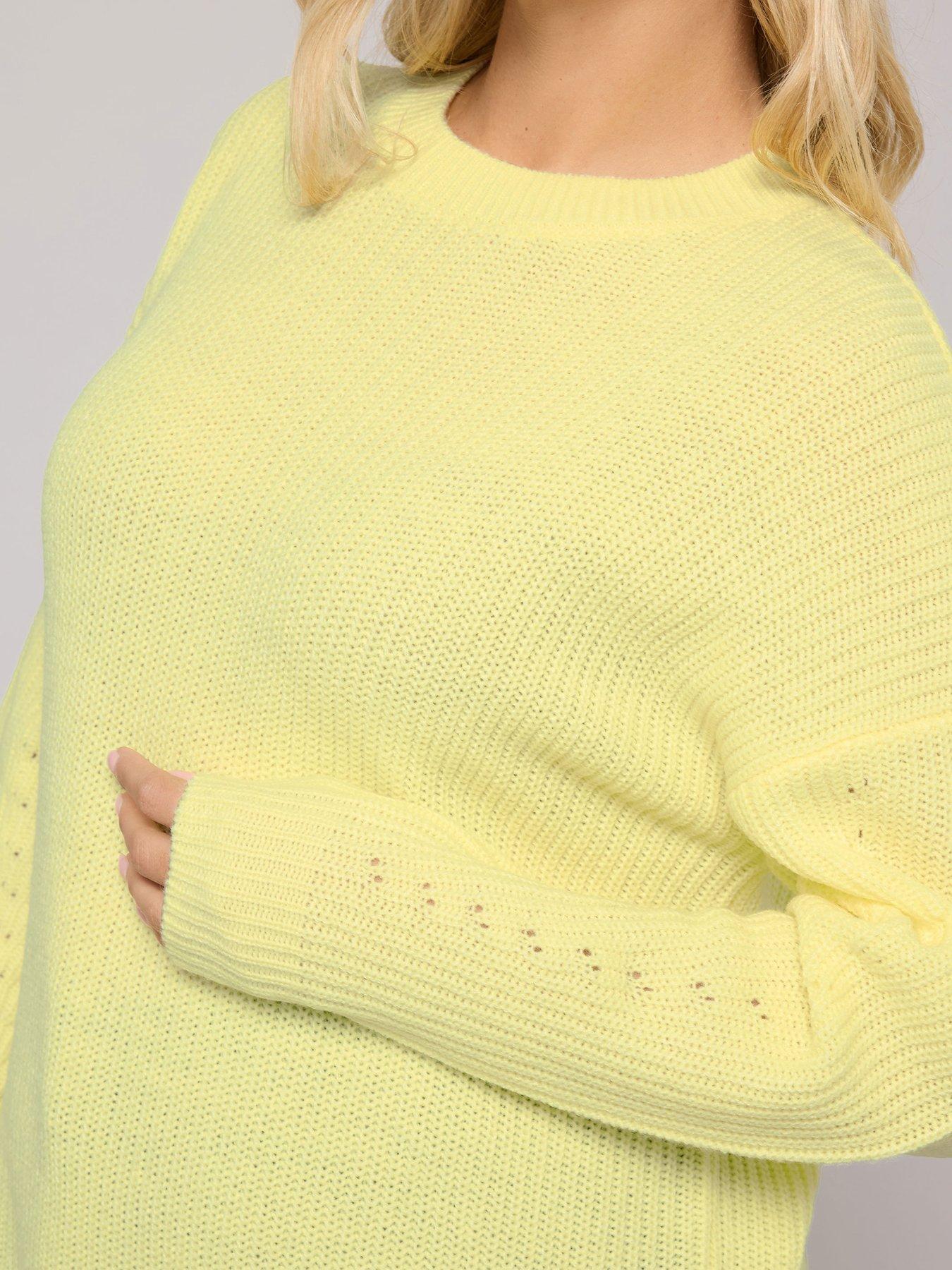 Image 4 of 4 of Yours Curve Drop Shoulder - Yellow