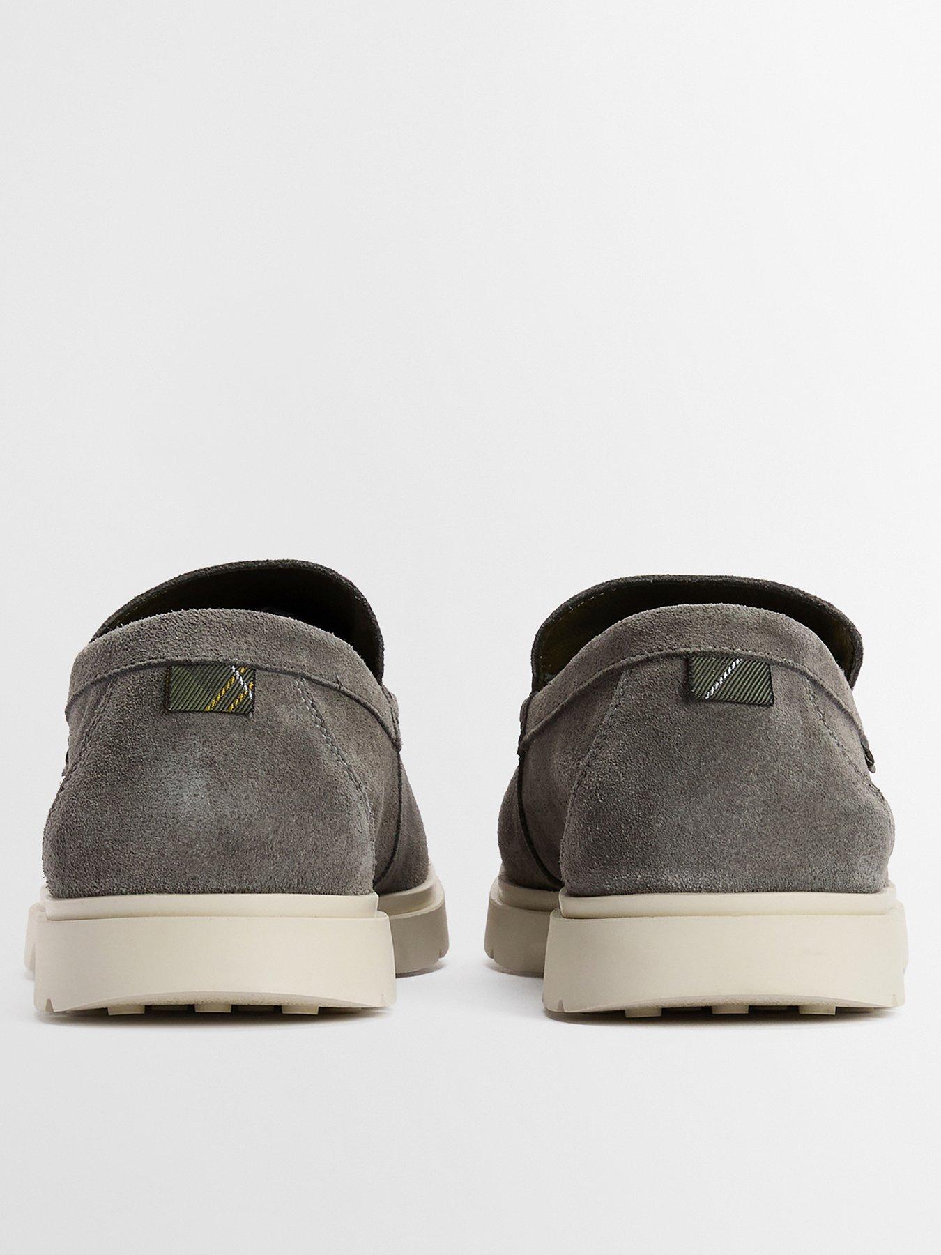 image of barbour-barbour-carty-loafers-light-grey