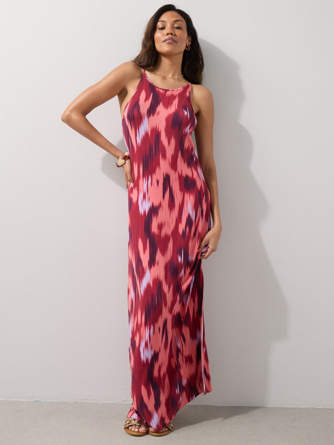 Image 3 of 7 of The Very Collection Strappy Maxi Dress - Multi