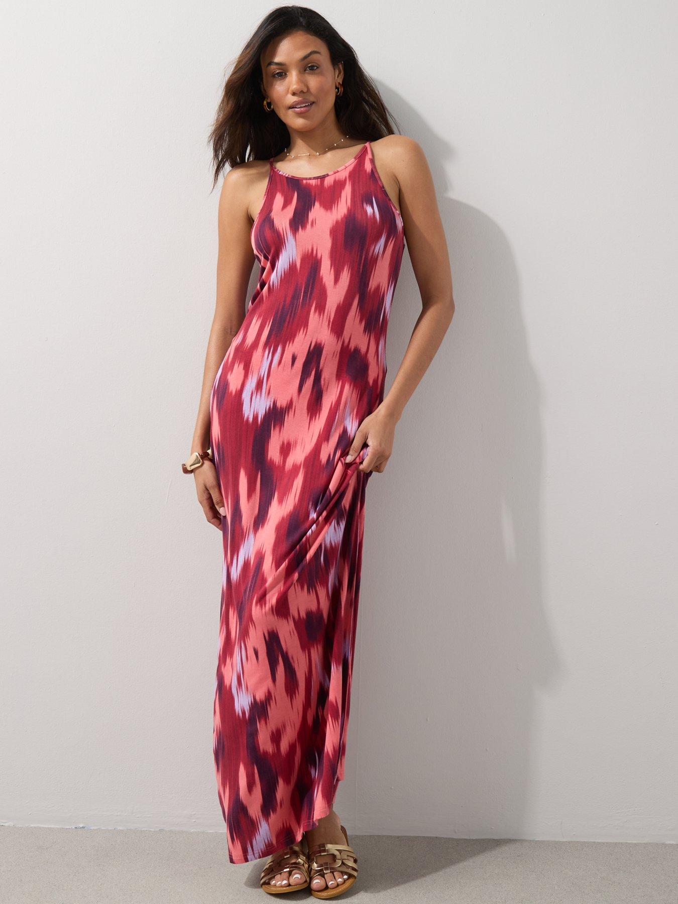 Image 6 of 7 of The Very Collection Strappy Maxi Dress - Multi