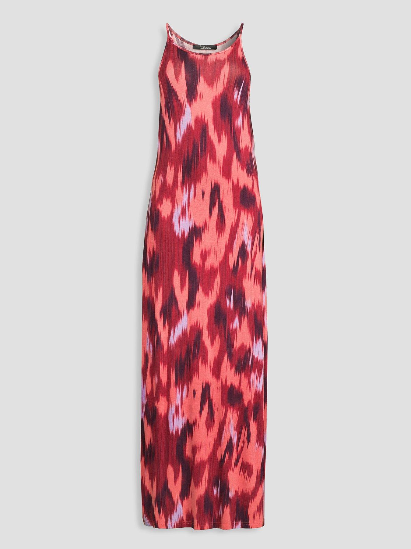 Image 7 of 7 of The Very Collection Strappy Maxi Dress - Multi