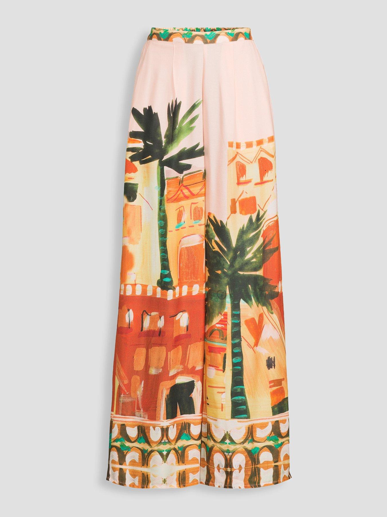 Image 7 of 7 of The Very Collection Printed Beach Trousers
