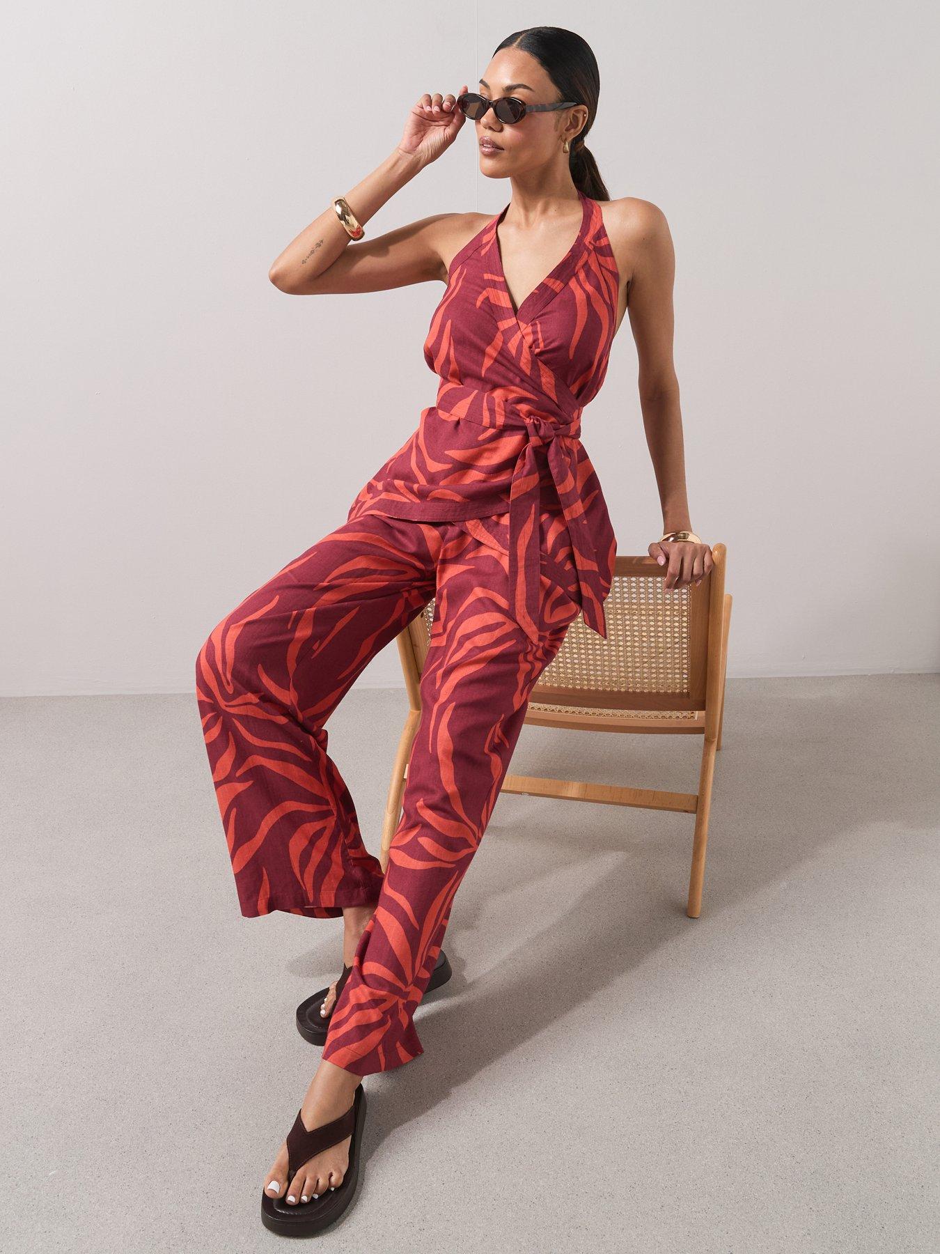 Image 6 of 7 of The Very Collection Zebra Trousers Co Ord