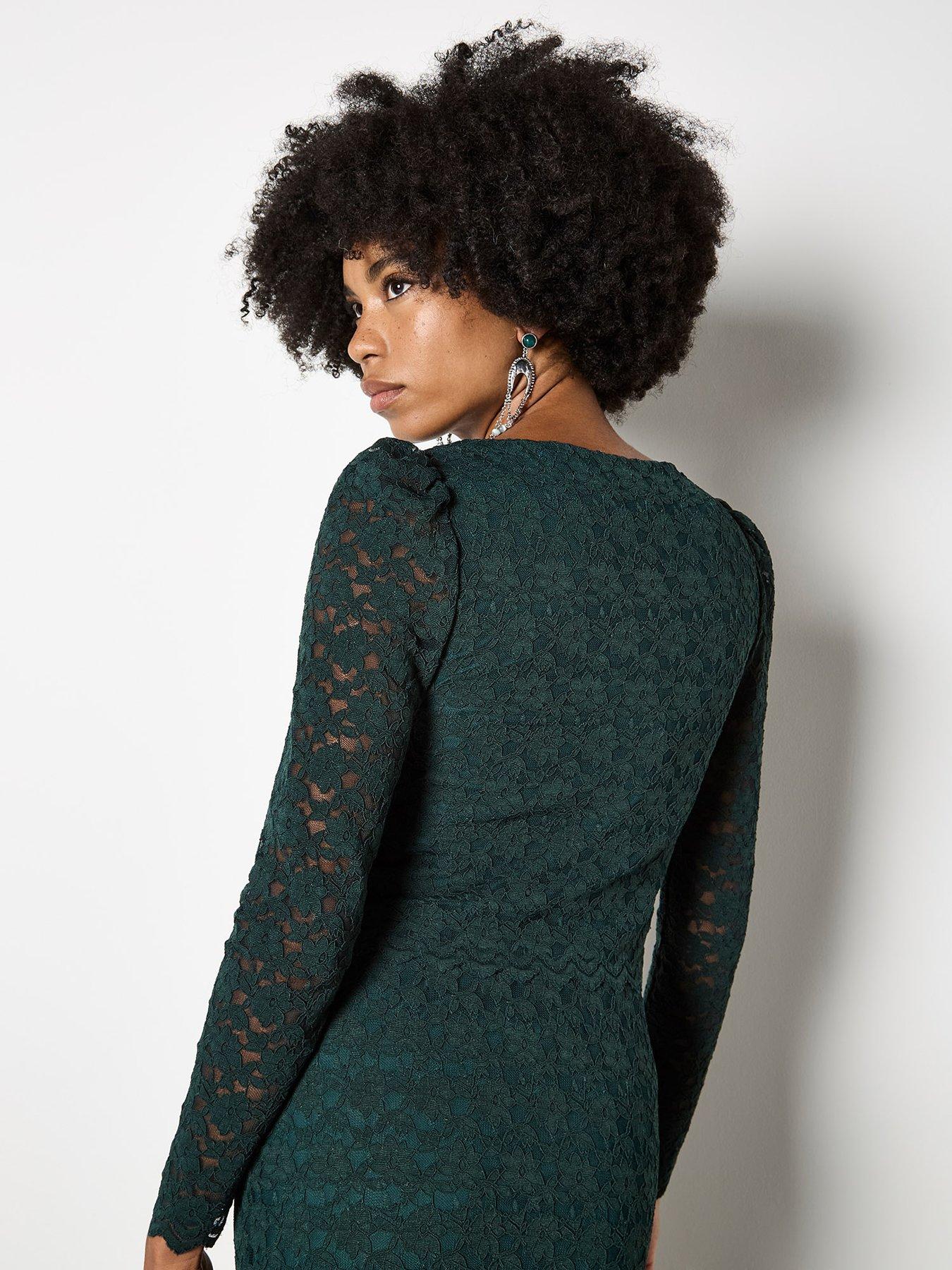stillFront image of apricot-leaf-corded-lace-long-sleeve-top