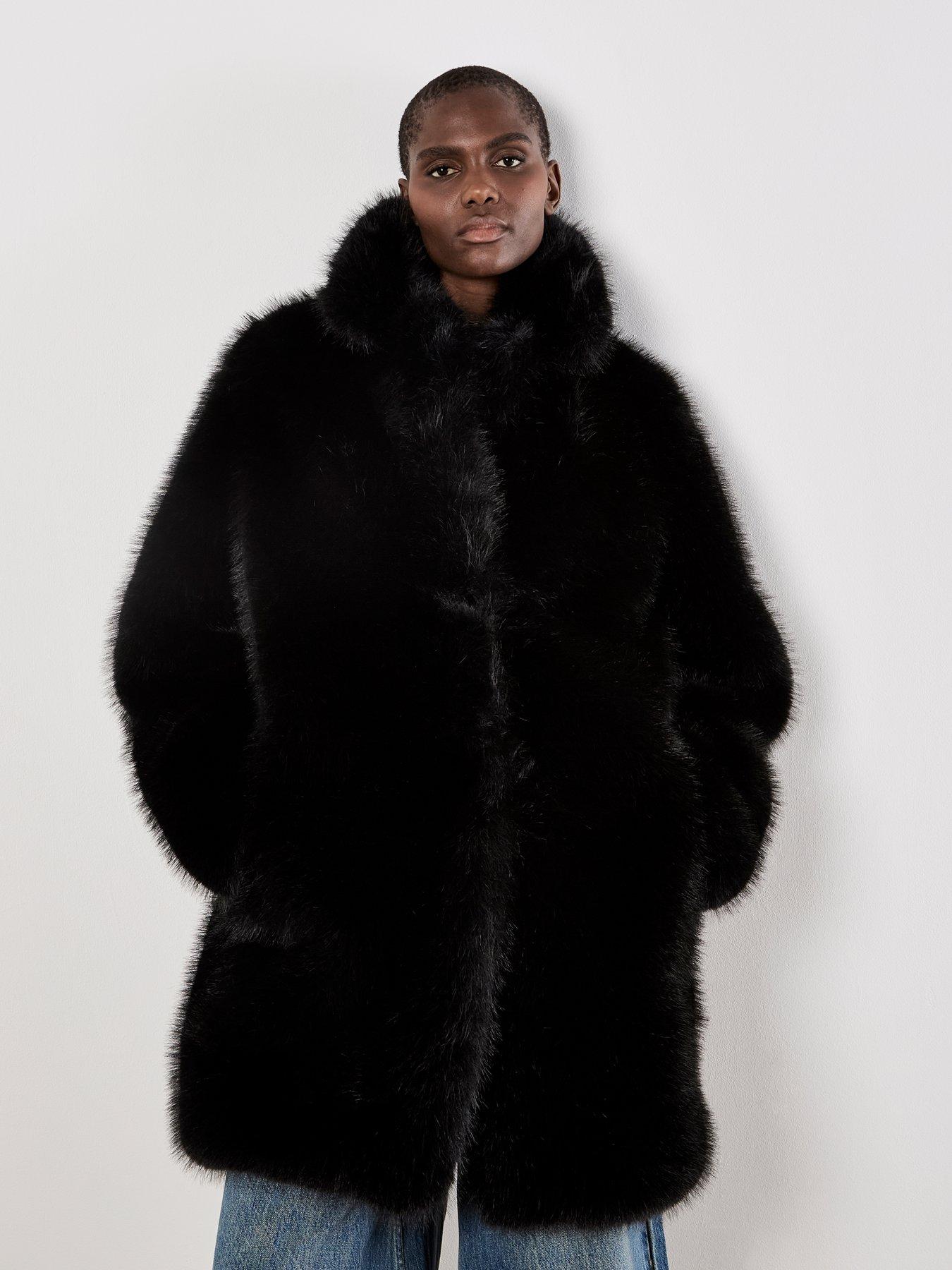 apricot-fur-collar-longline-coat-black