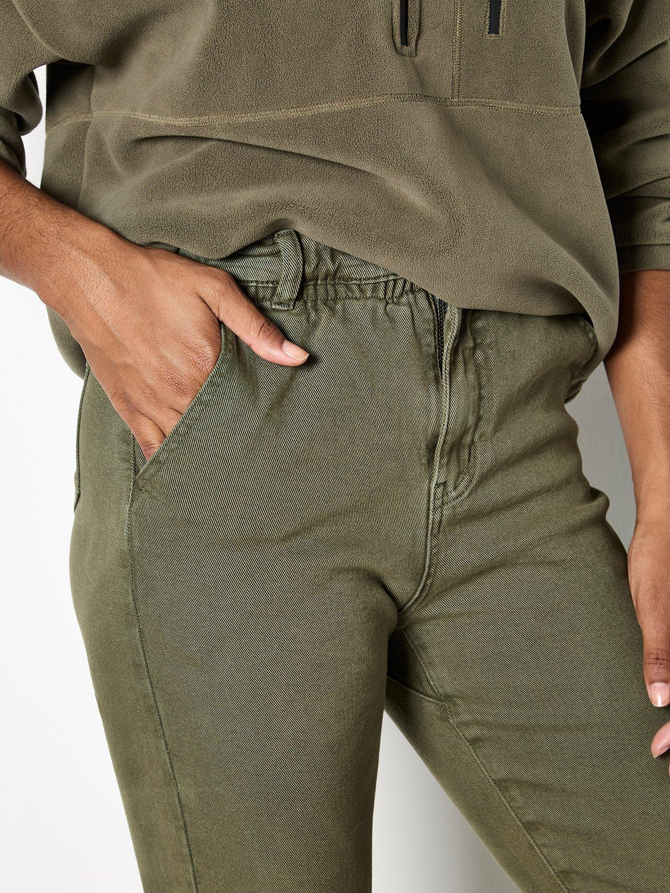 Image 5 of 6 of Apricot Freya Paper Bag Waist Crop Jeans