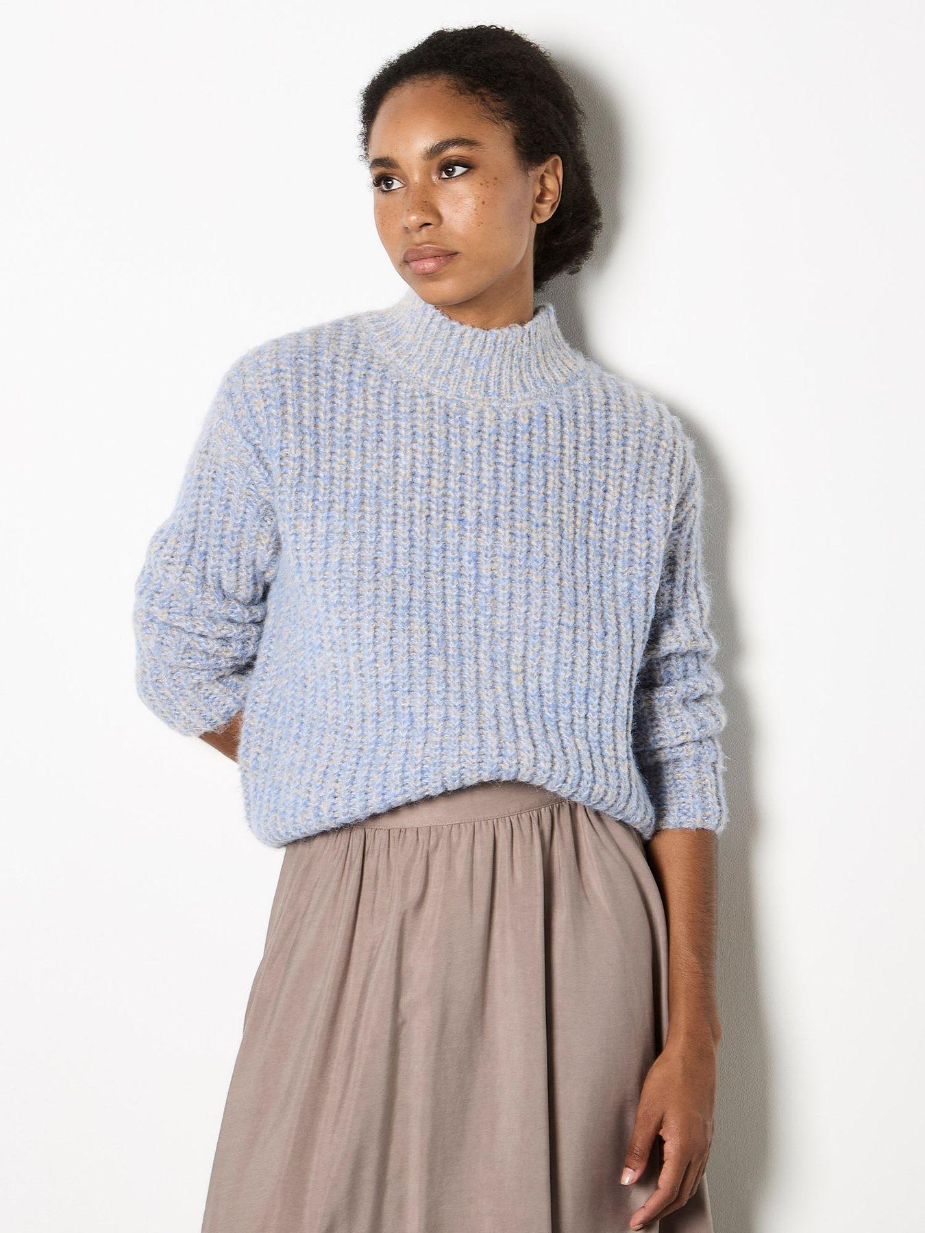 apricot-fisherman-knit-mix-yarn-jumper