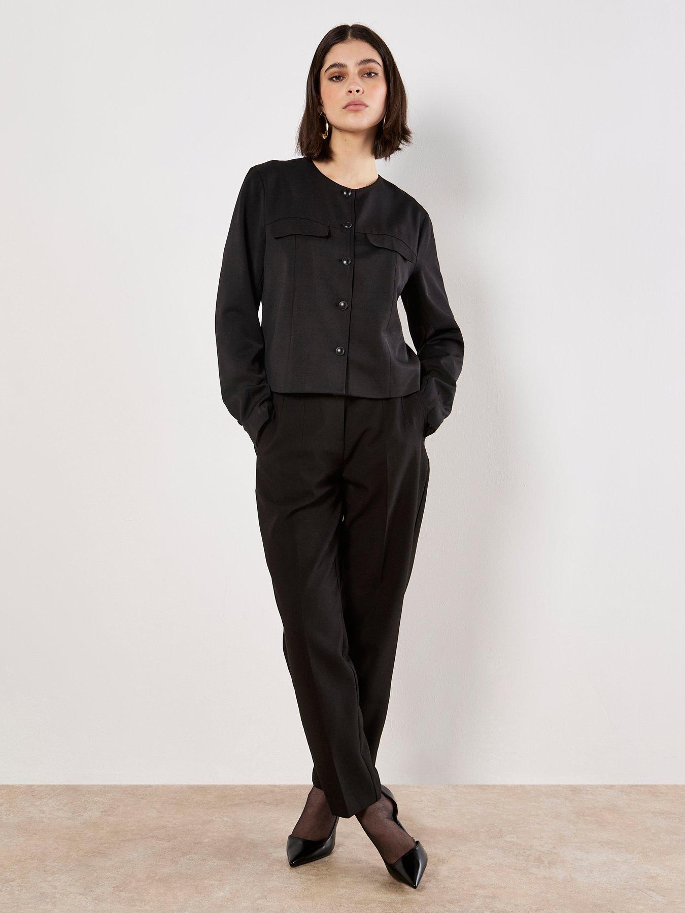 Image 3 of 4 of Apricot Tailored Clean Neck Jacket