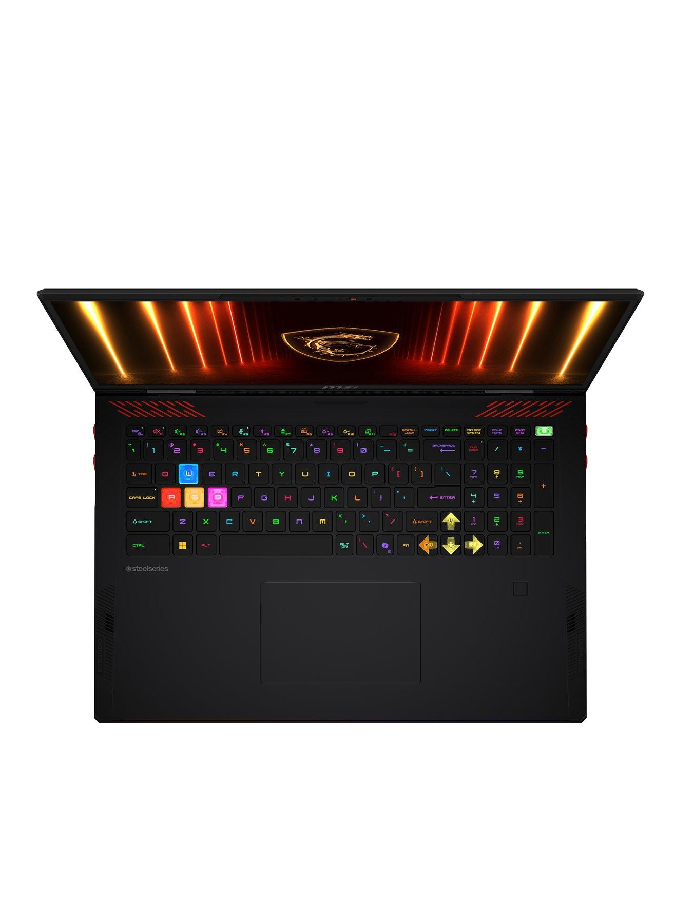 Image 2 of 7 of MSI Raider A18 HX A9WIG-004UK - 18in UHD+ 120Hz IPS - GeForce RTX 5080 - AMD Ryzen 9 - GeForce RTX 5080 - 32GB RAM - 2TB SSD - Gaming Laptop