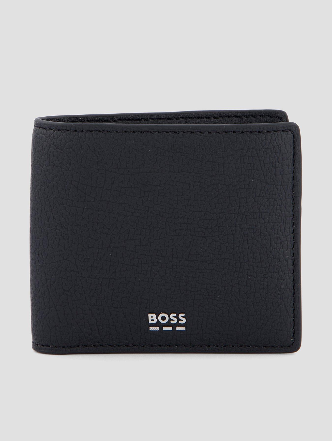 BOSS Lewys 8Cc Leather Wallet - Black