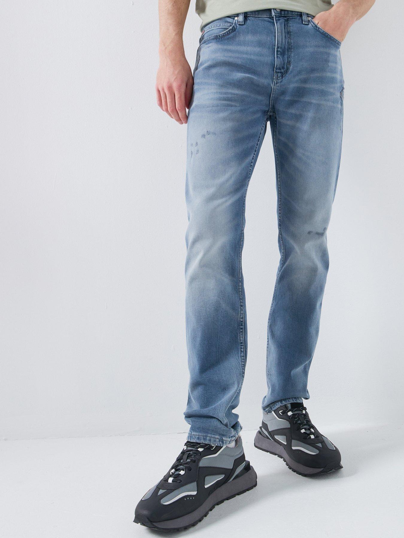 HUGO 708 Slim Fit Jeans - Aqua