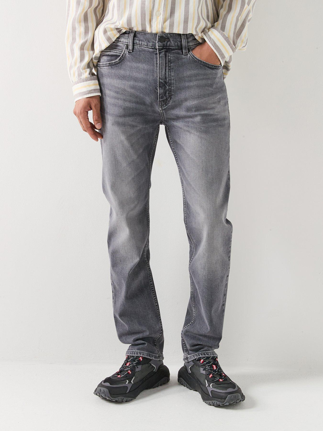 Image 1 of 6 of HUGO 708 Slim Fit Jeans - Grey