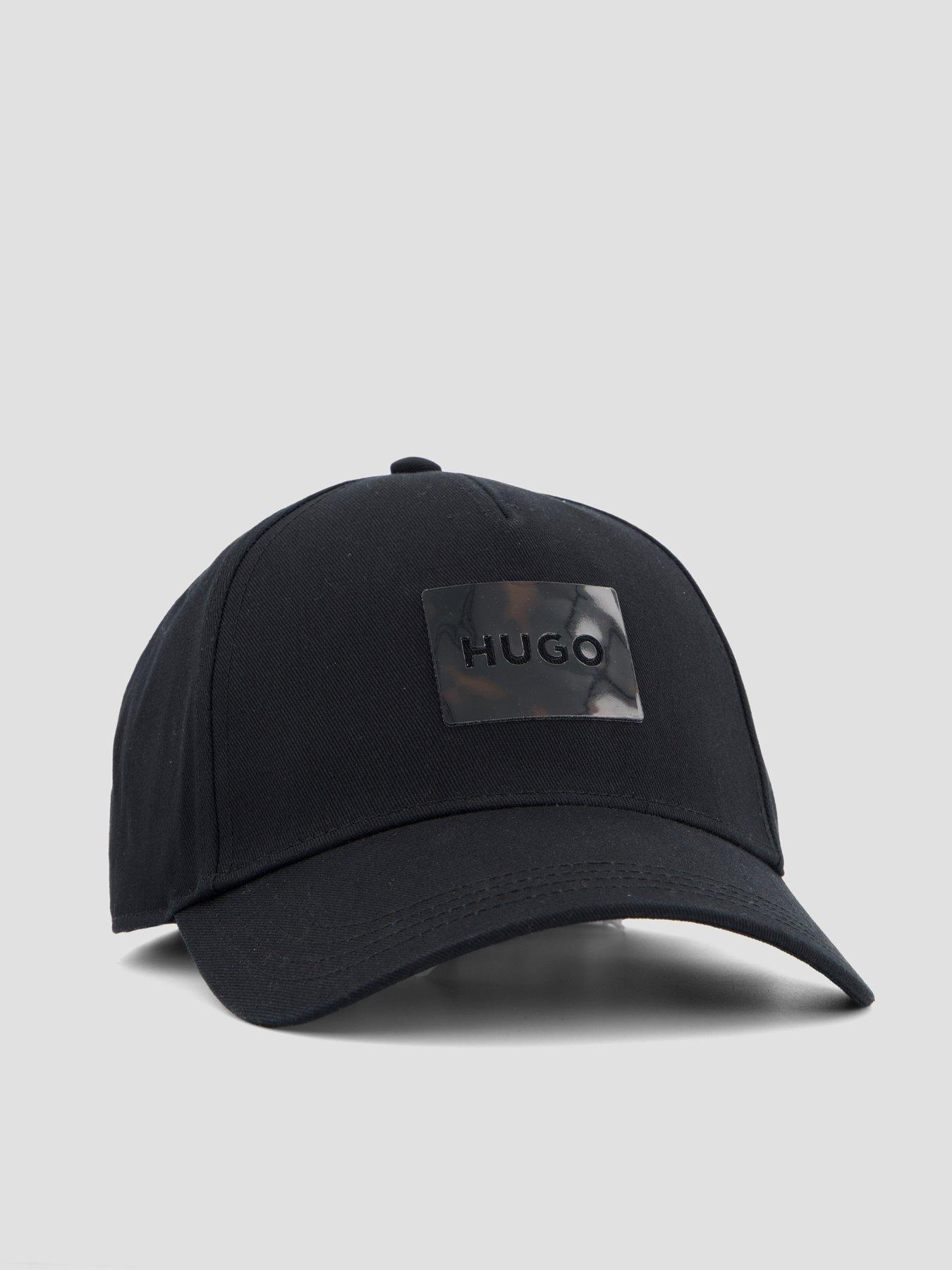  image of hugo-jude-tortoise-shell-badge-cap-black