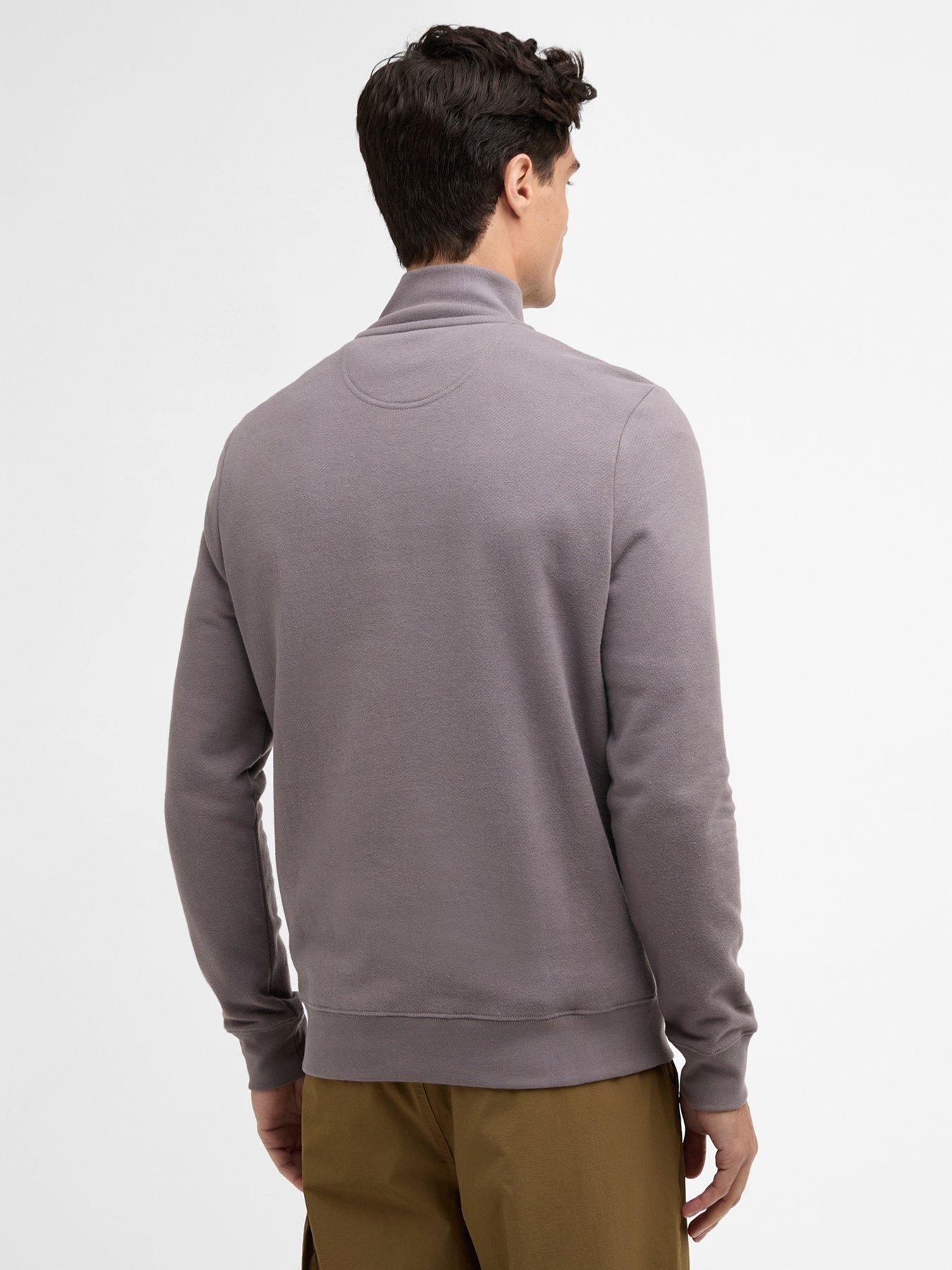 Image 2 of 5 of Barbour International Essential Half Zip Sweatshirt - Purple