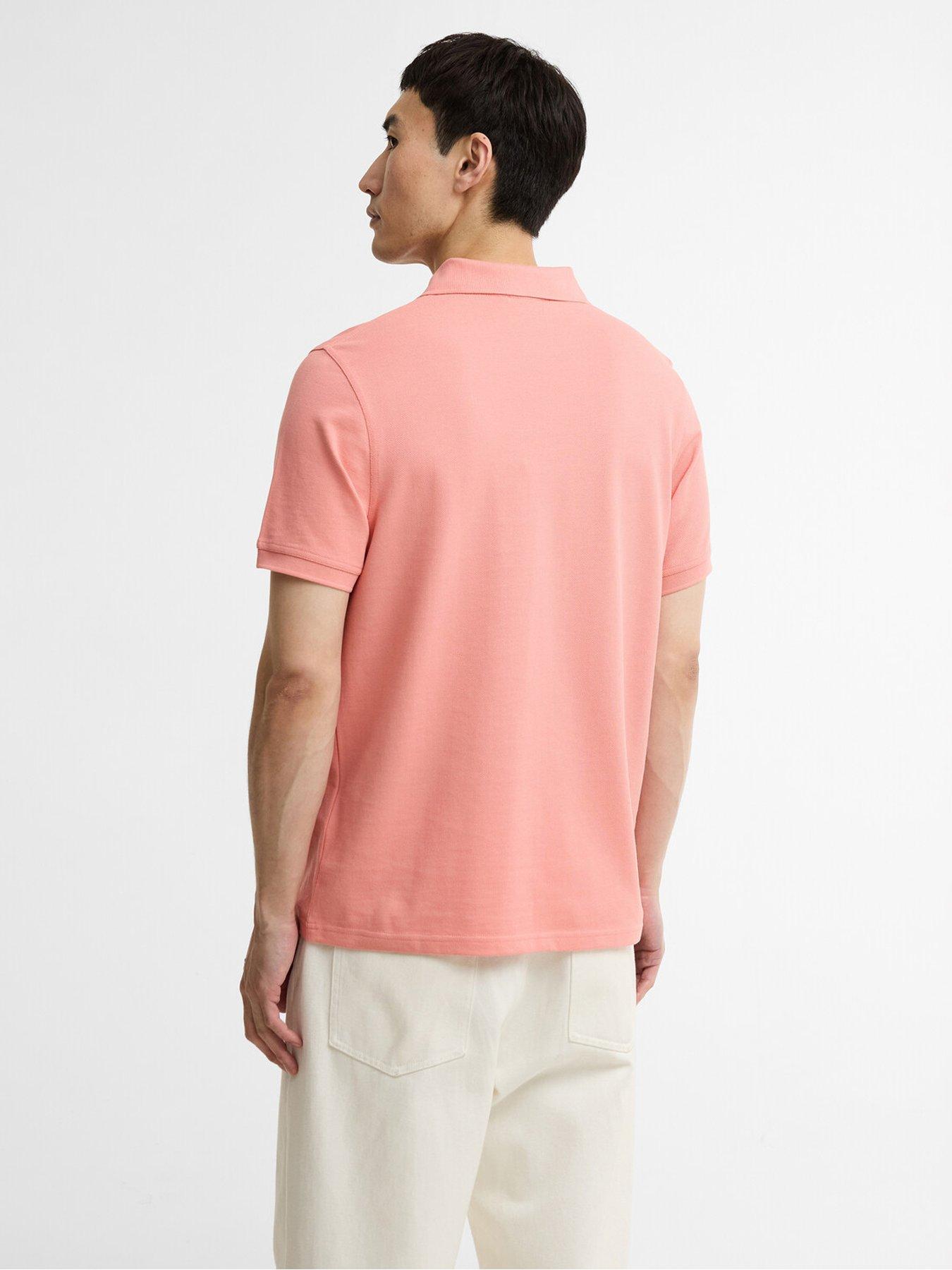 Image 2 of 5 of Barbour International Essential Tailored Polo Shirt - Pink