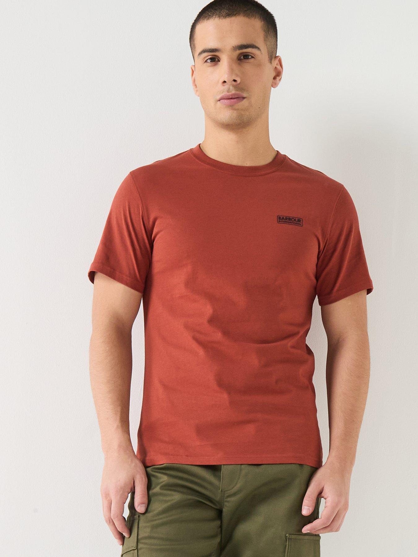 Barbour International Small Logo T-Shirt - Dark Orange