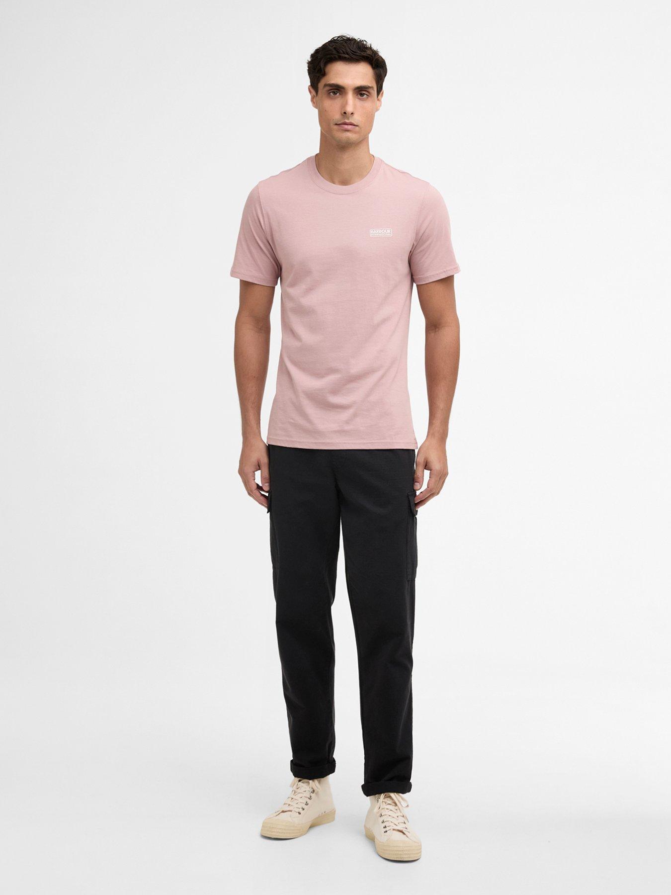 Image 3 of 5 of Barbour International Small Logo T-Shirt - Pink