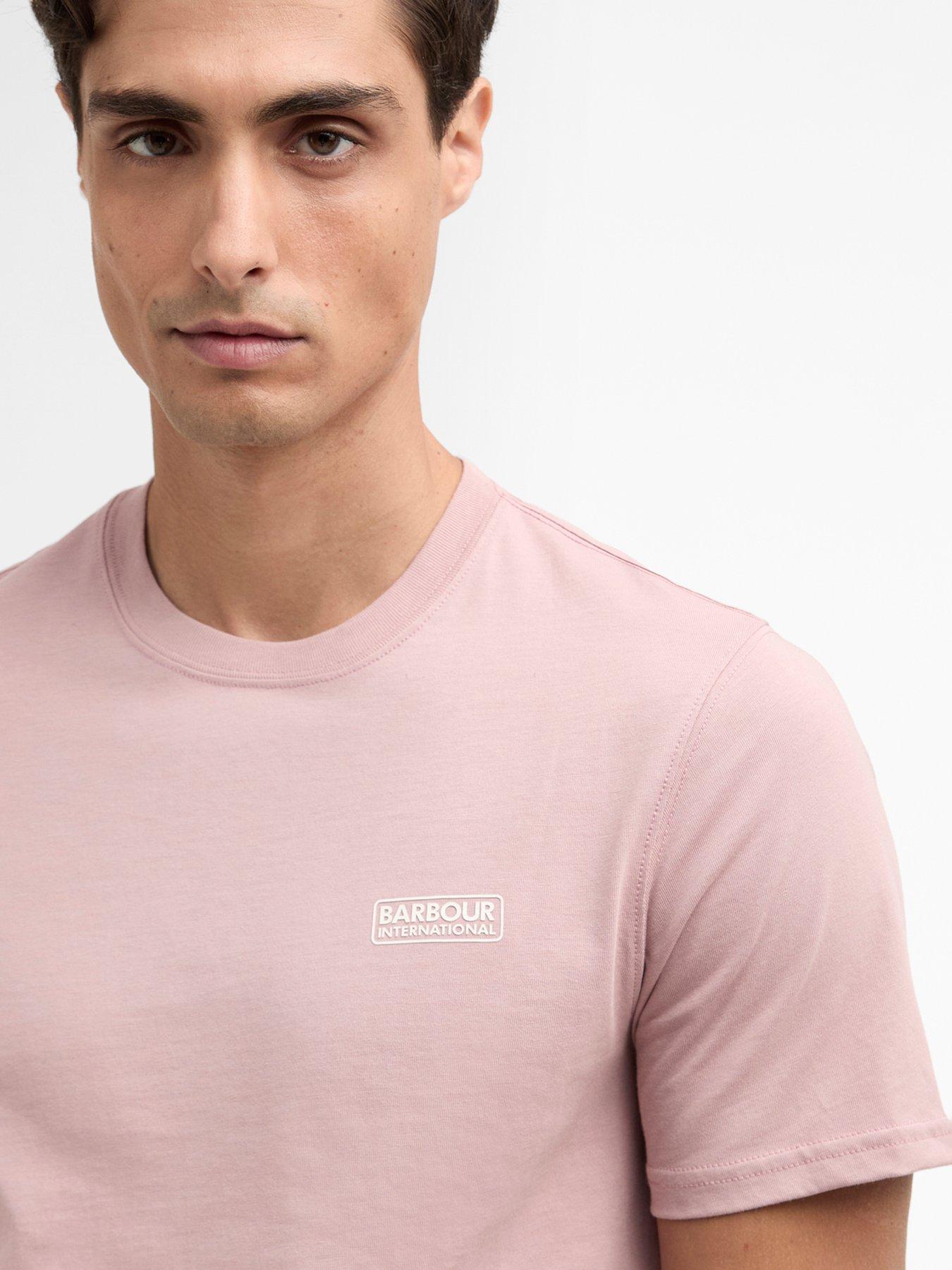 Image 4 of 5 of Barbour International Small Logo T-Shirt - Pink