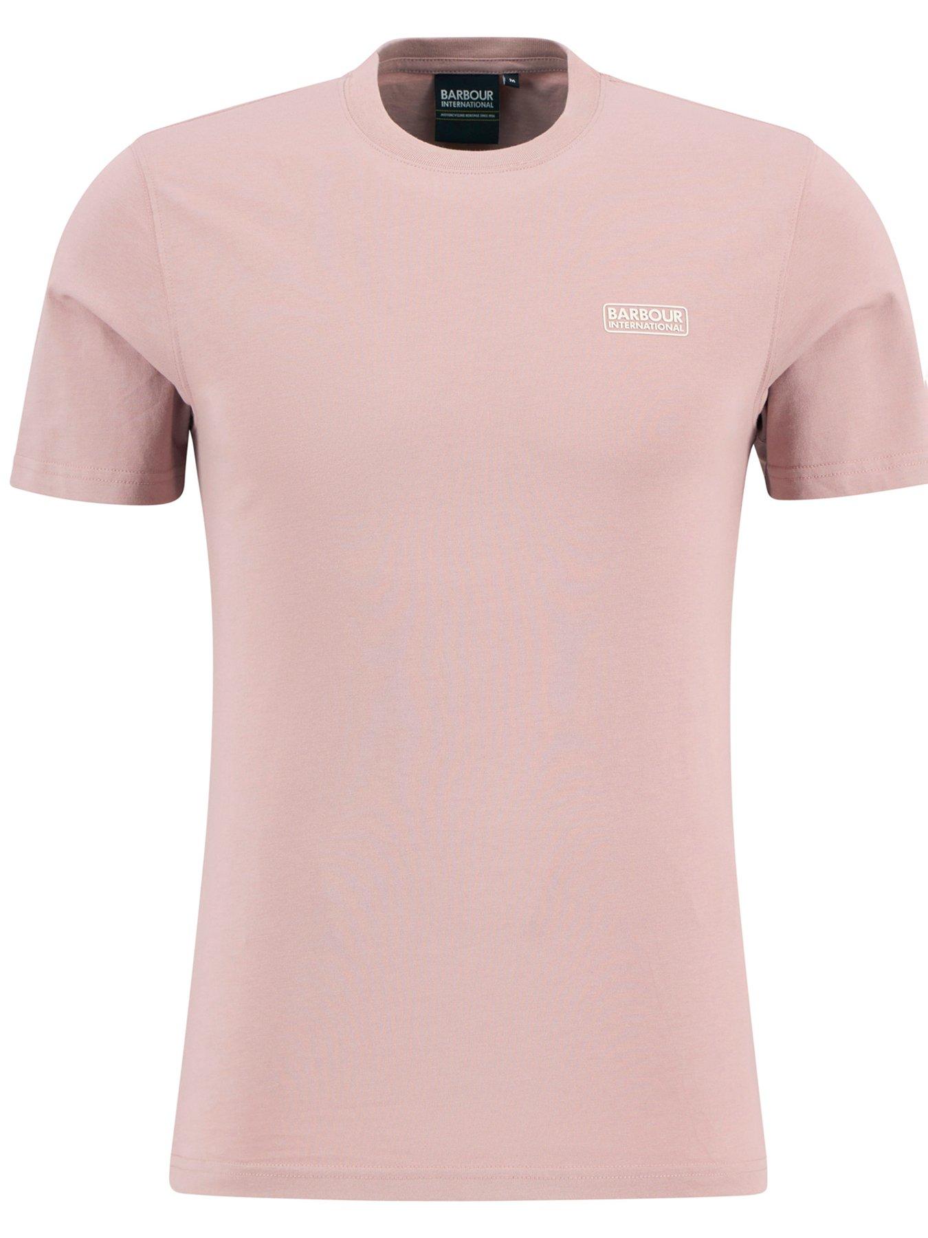 Image 5 of 5 of Barbour International Small Logo T-Shirt - Pink