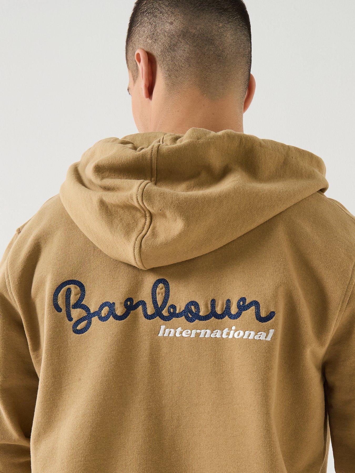 Image 5 of 6 of Barbour International Authentics Regar Hoodie - Beige