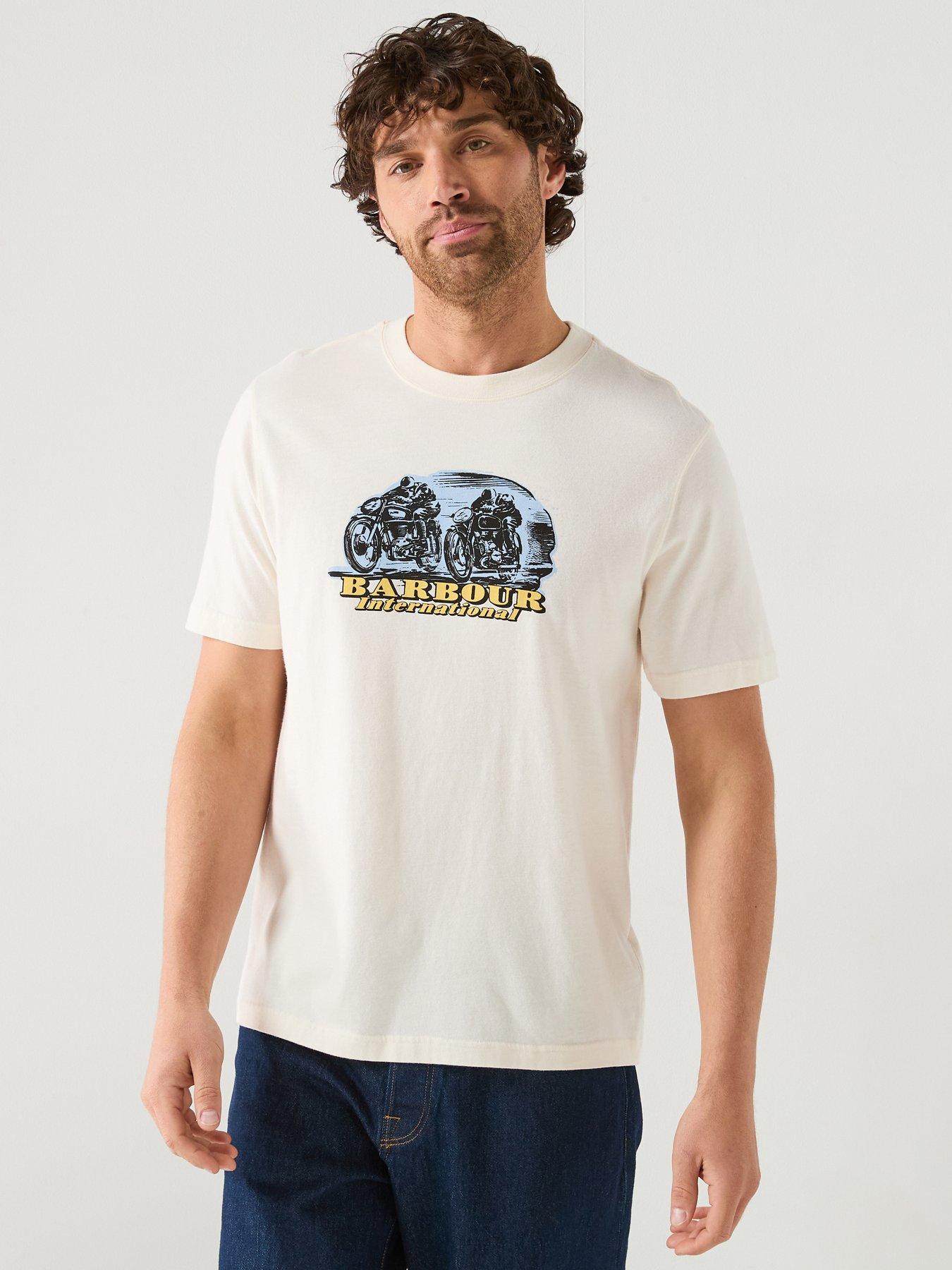 Barbour International Authentics Bangers Graphic T-Shirt - White