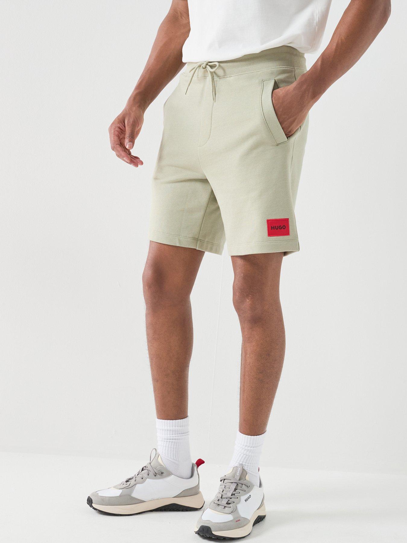 HUGO Diz222 Regular Fit Jersey Shorts – Light Green