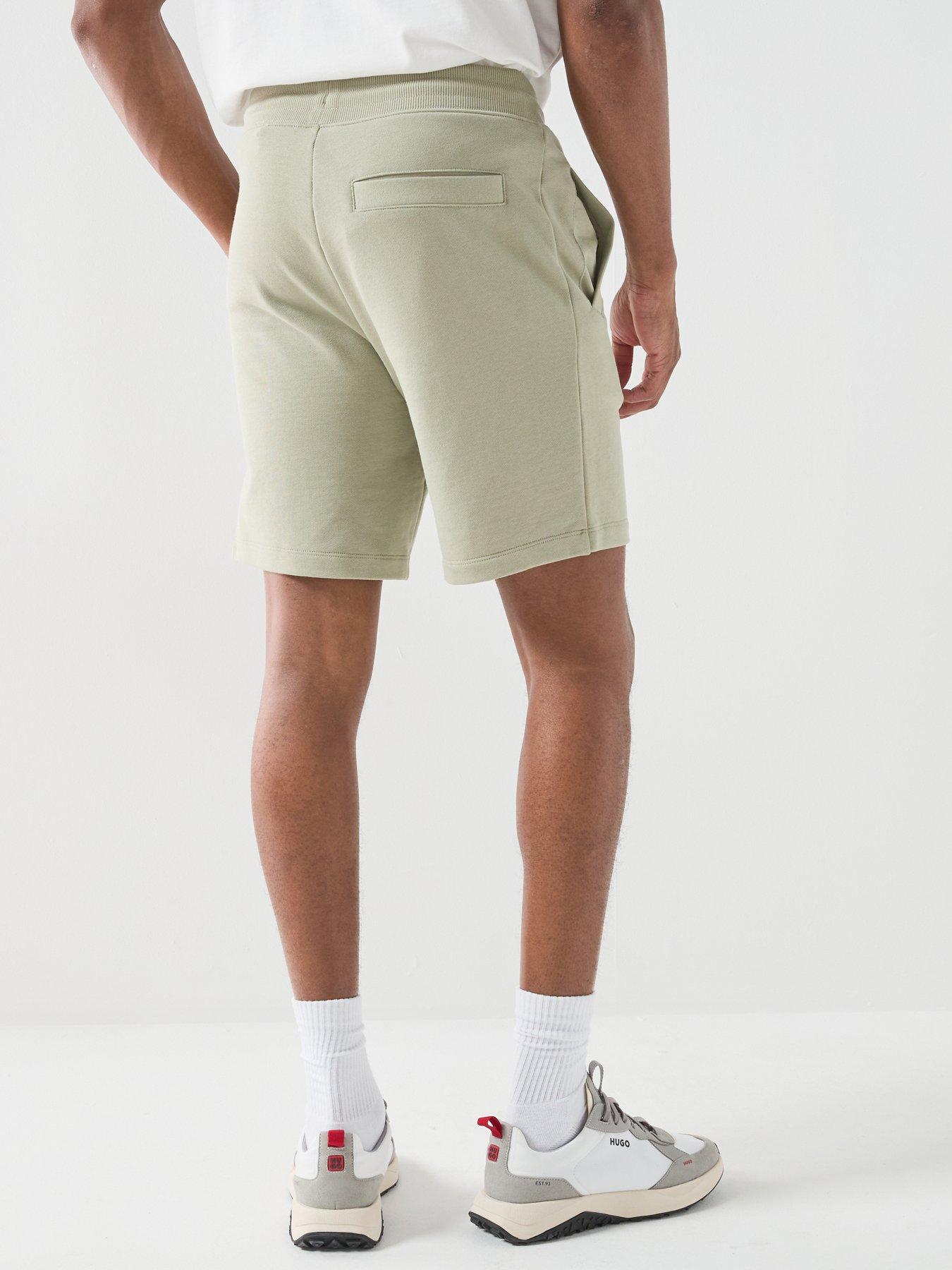 Image 2 of 4 of HUGO Diz222 Regular Fit Jersey Shorts - Light Green