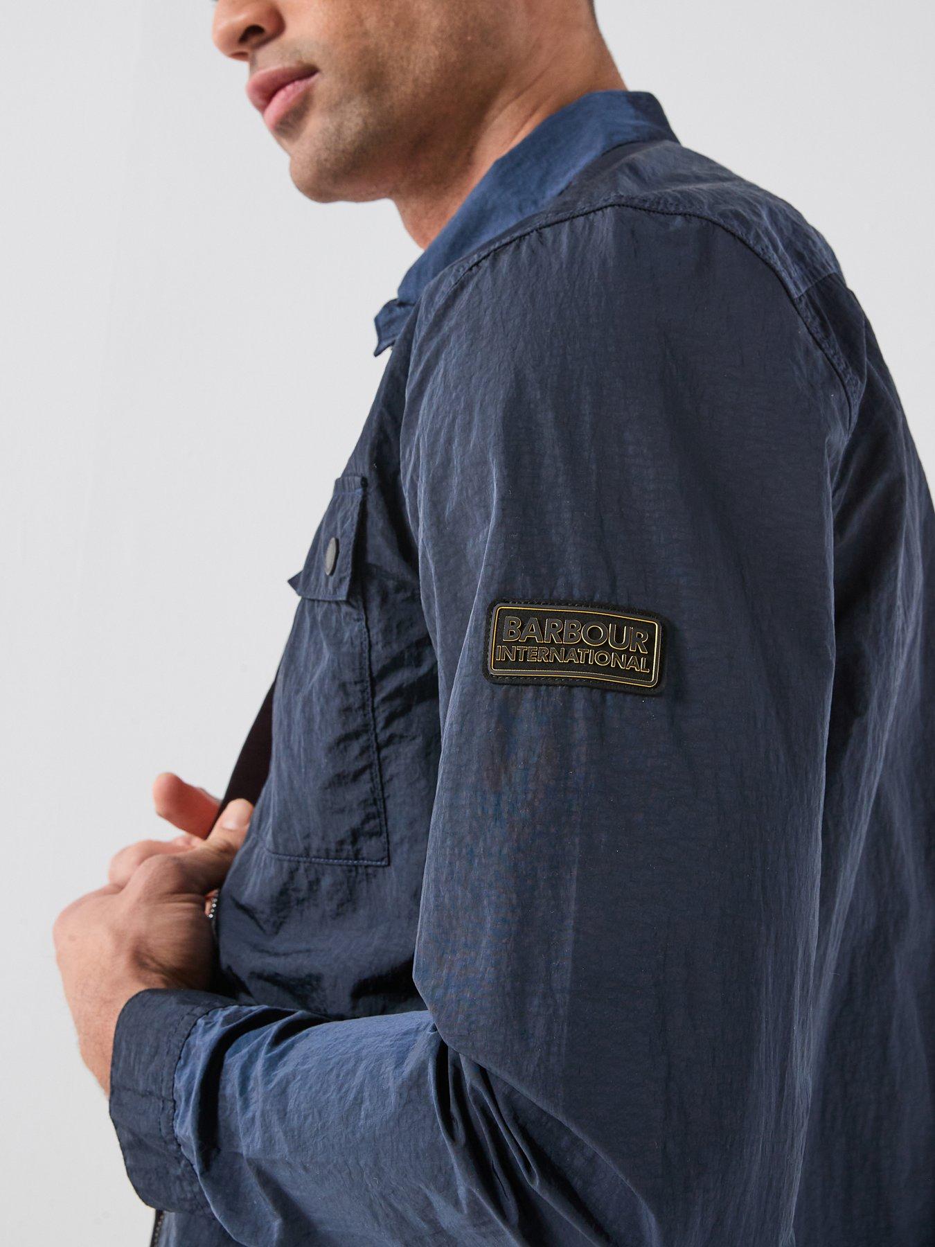 Image 4 of 6 of Barbour International Inline Overshirt - Navy