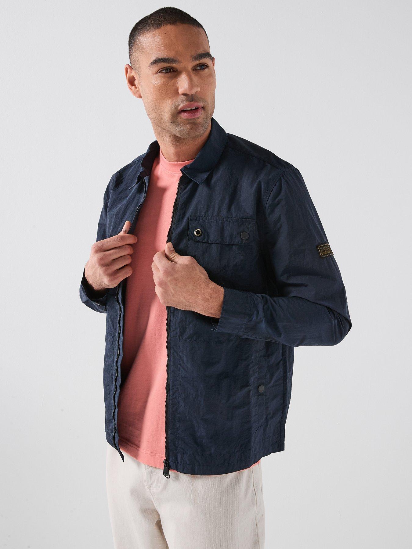 Image 6 of 6 of Barbour International Inline Overshirt - Navy