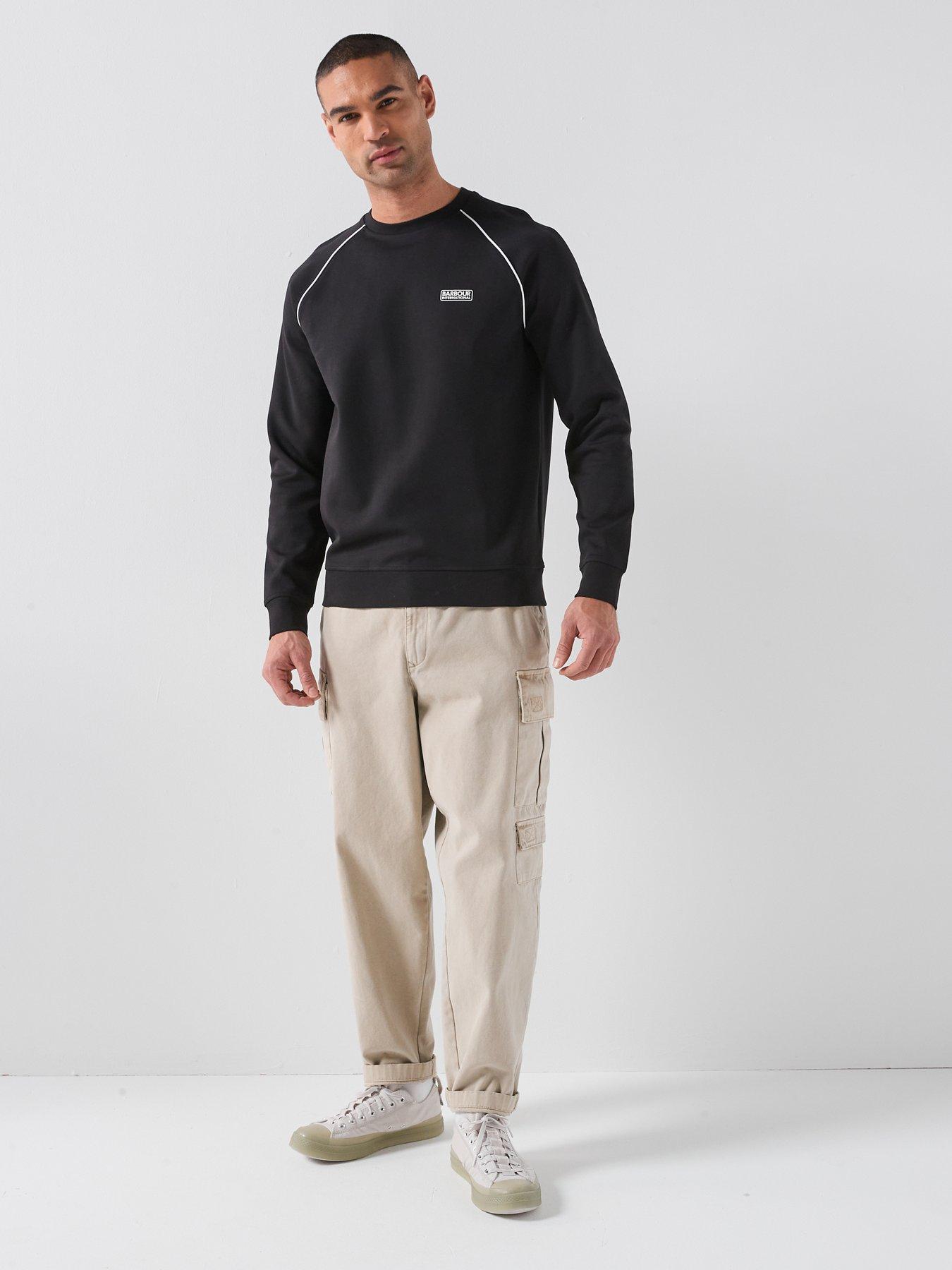 Image 3 of 4 of Barbour International Markford Crew Sweatshirt - Black