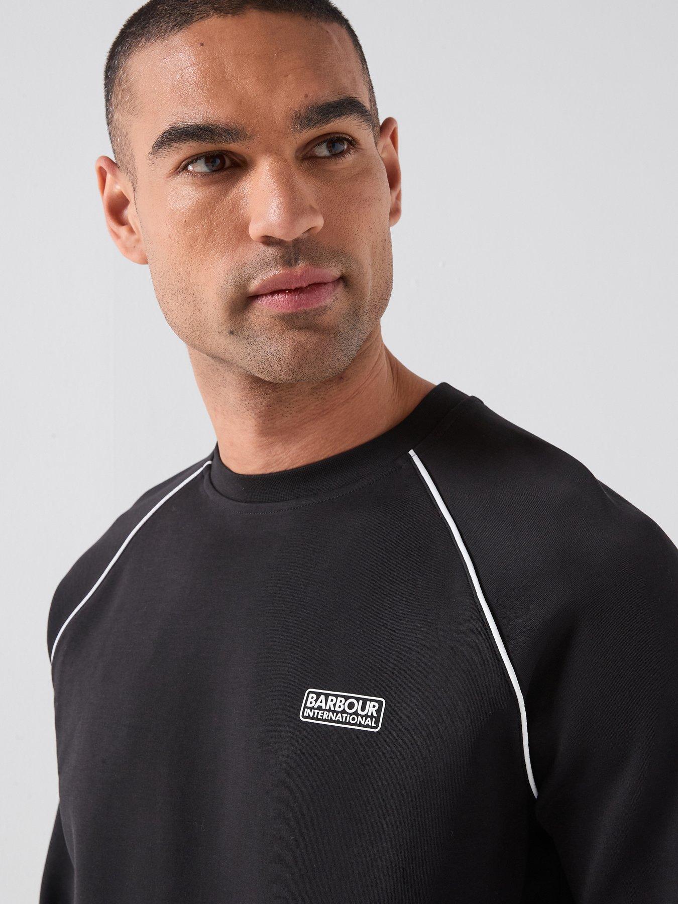 Image 4 of 4 of Barbour International Markford Crew Sweatshirt - Black