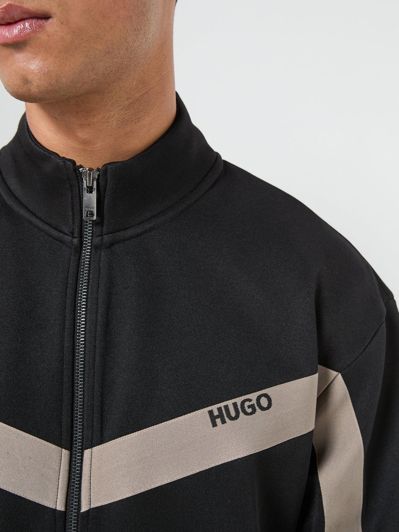 Image 6 of 6 of HUGO Darti Full Zip Sweat Top - Black