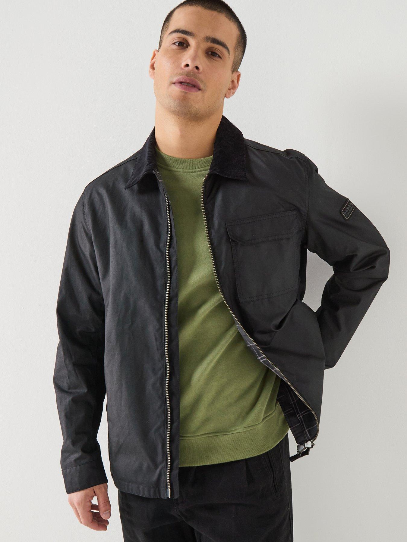 Barbour International Maze Wax Jacket - Black