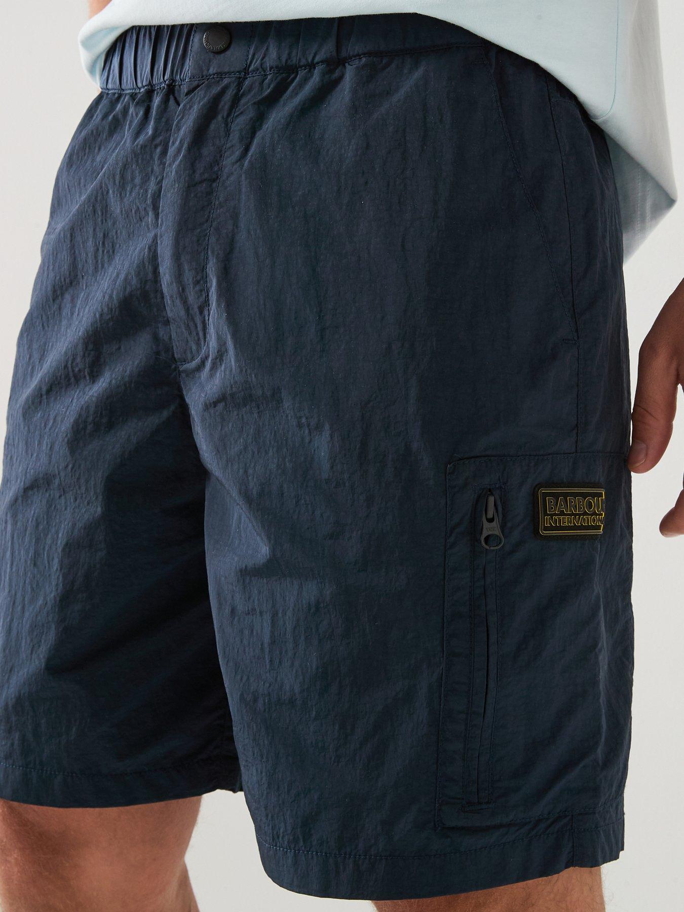 Image 4 of 6 of Barbour International Inline Shorts - Navy
