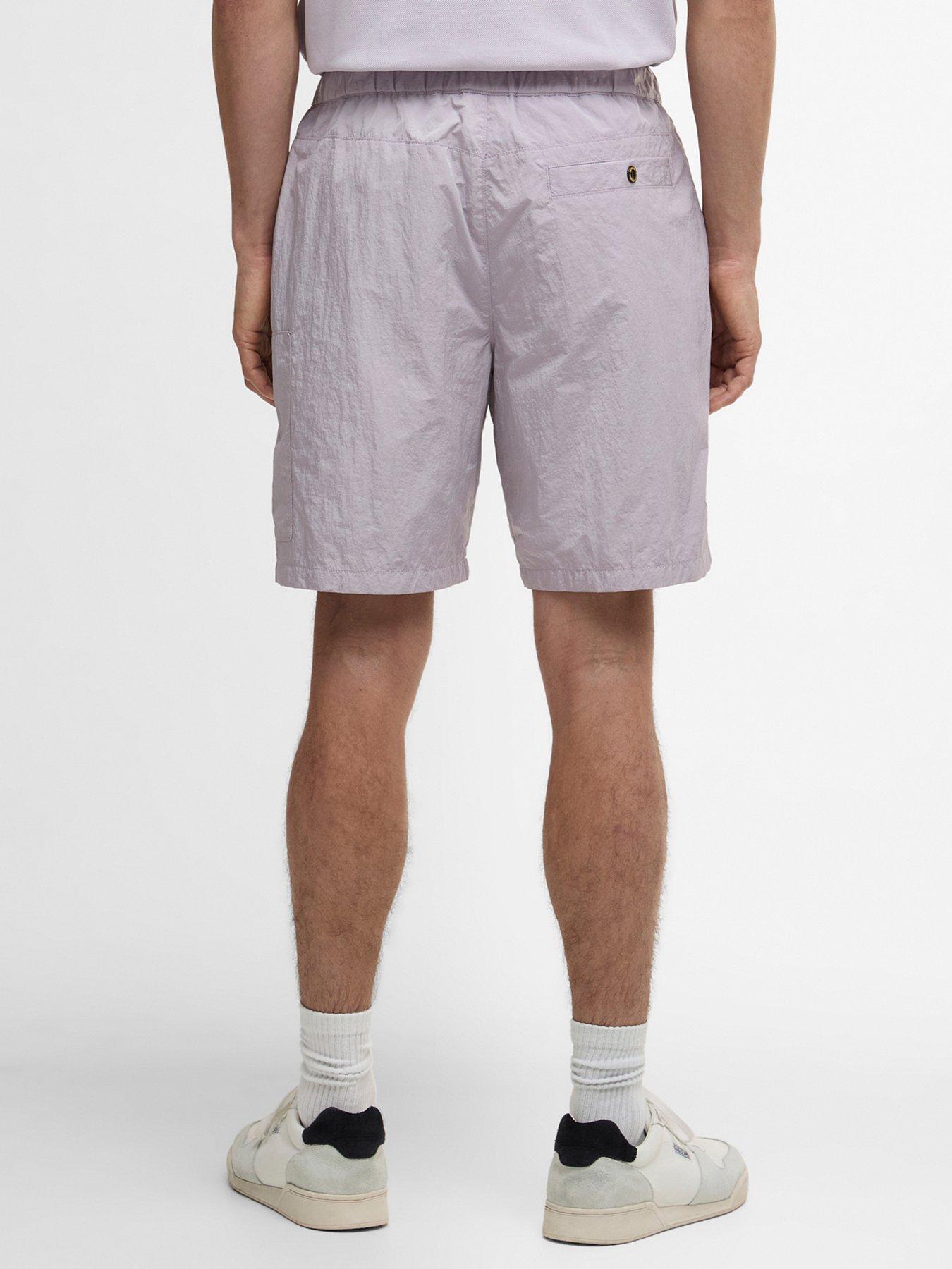stillFront image of barbour-international-inline-relaxed-shorts-purple