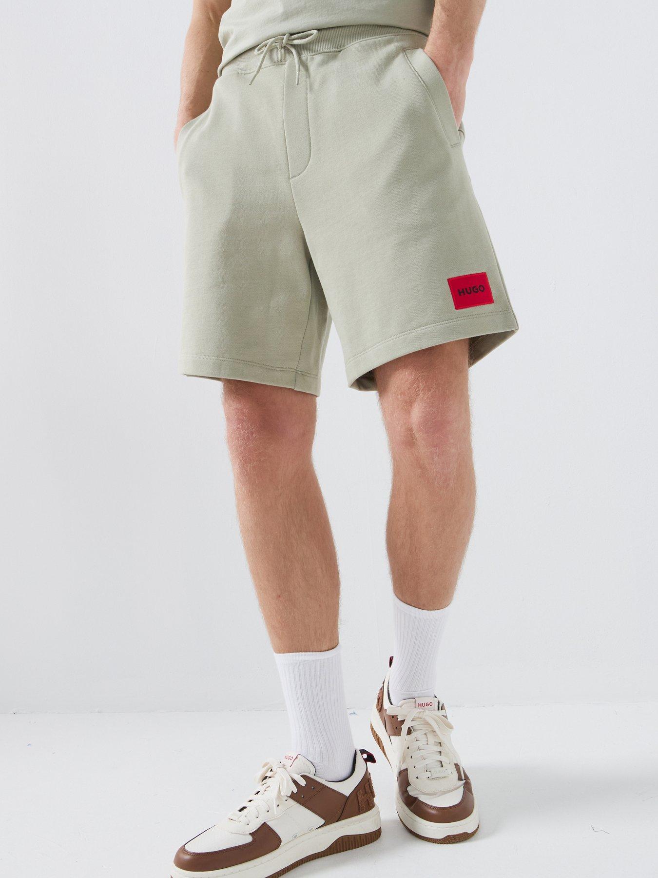 HUGO Diz222 Regular Fit Jersey Shorts - Light Brown