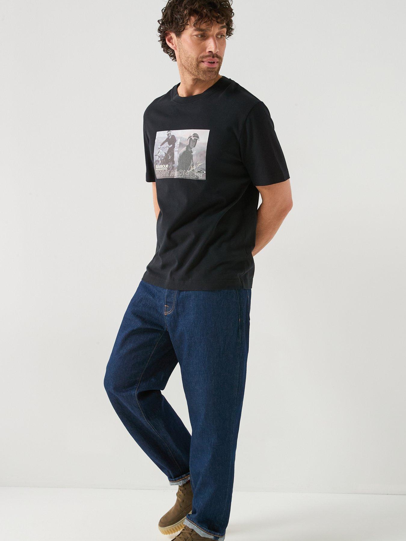 Image 5 of 5 of Barbour International X Steve Mcqueen Hellen Photographic T-Shirt - Black