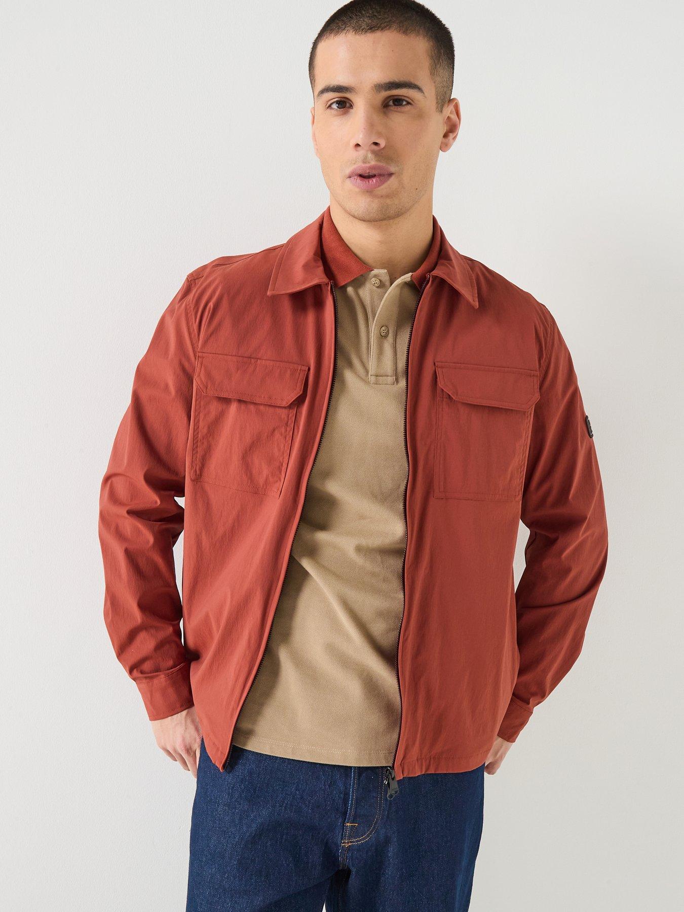 barbour-international-tucson-overshirt-dark-orange