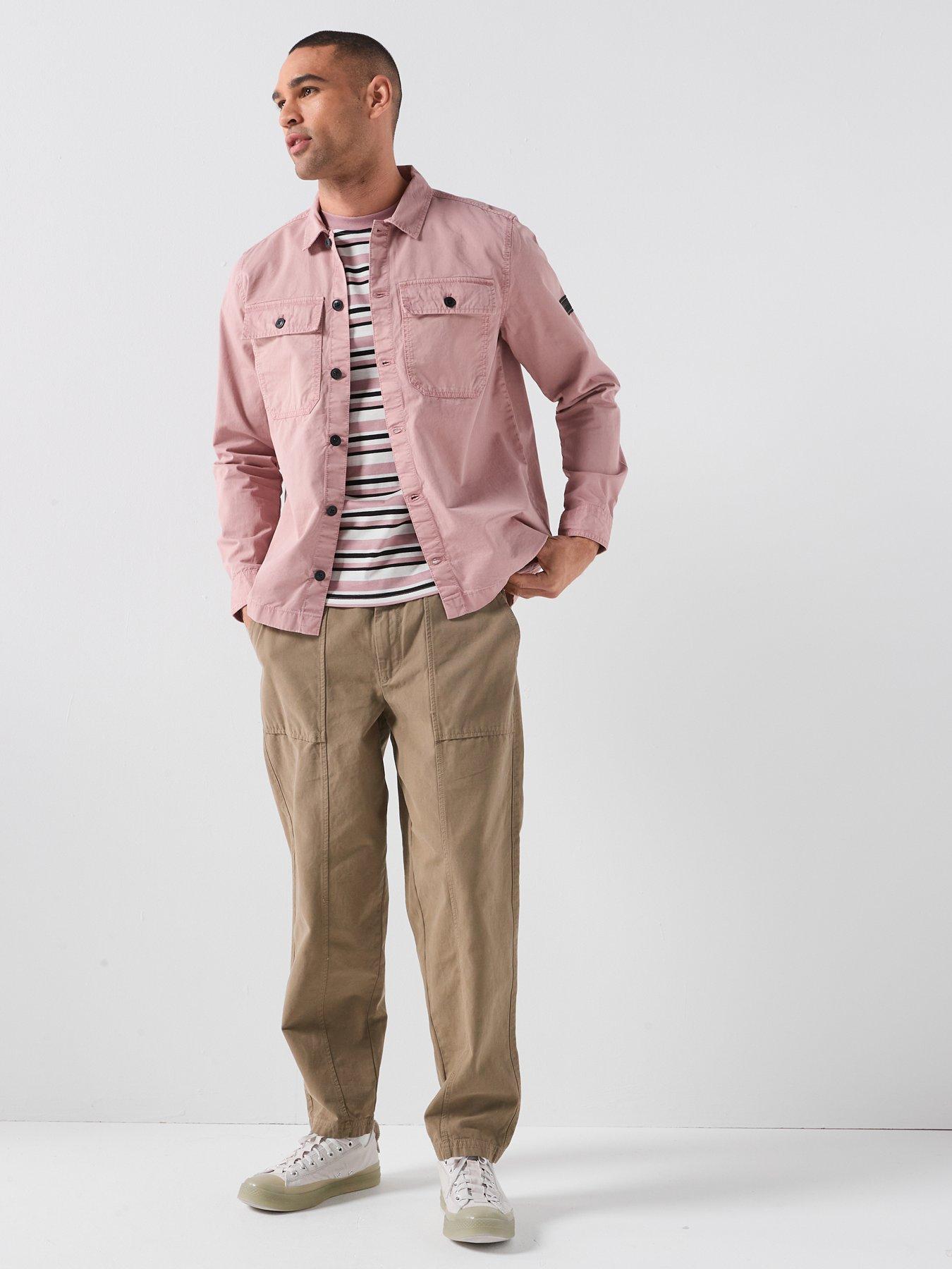 Image 3 of 5 of Barbour International Arlo Overshirt - Pink