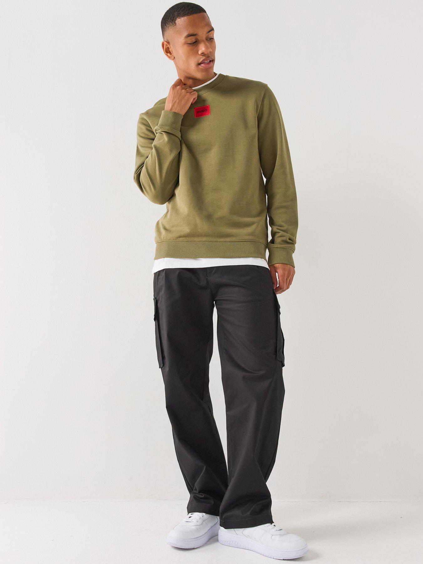 Image 3 of 5 of HUGO Craysen261 Straight Fit Cargo Trousers - Black