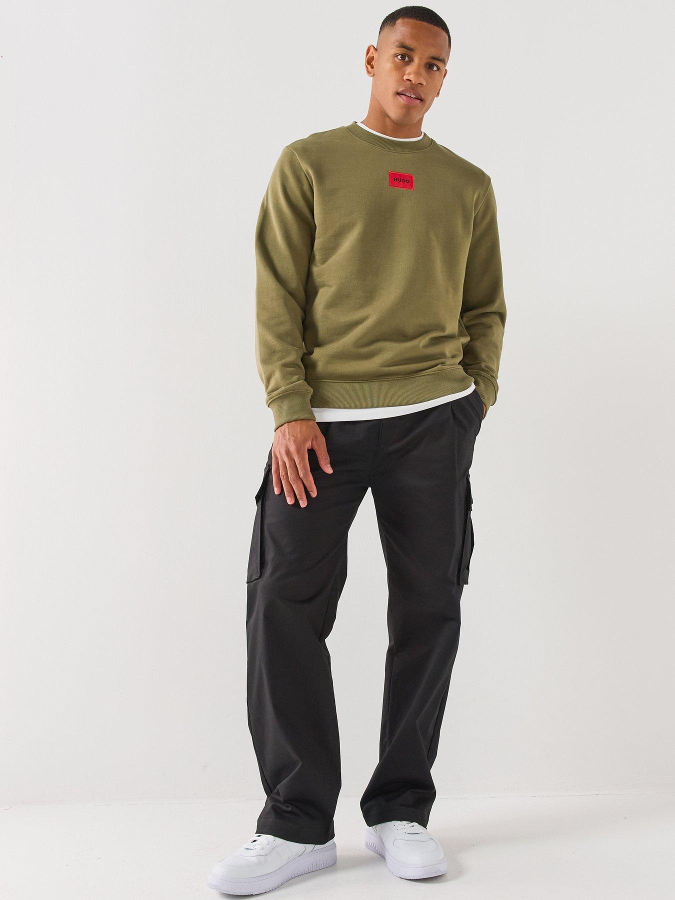 Image 5 of 5 of HUGO Craysen261 Straight Fit Cargo Trousers - Black