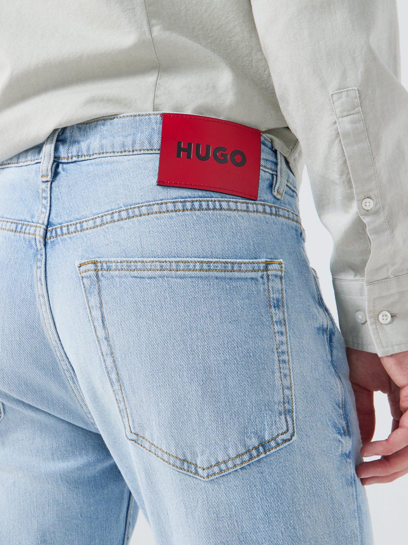 Image 4 of 5 of HUGO 734 Extra-Slim Fit Jeans - Light Blue