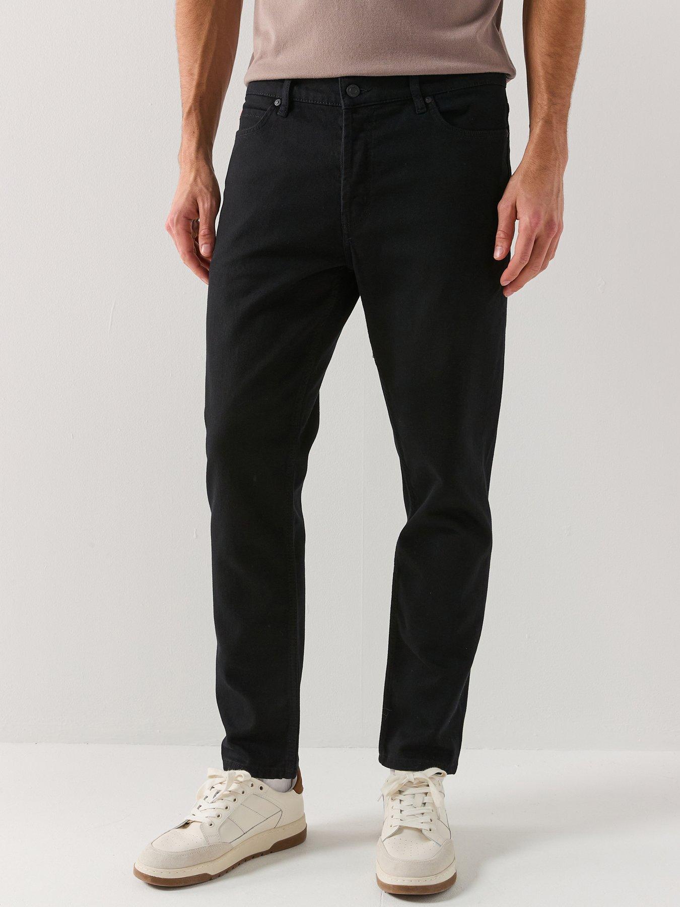 HUGO HUGO 634 Tapered Fit Jeans - Black